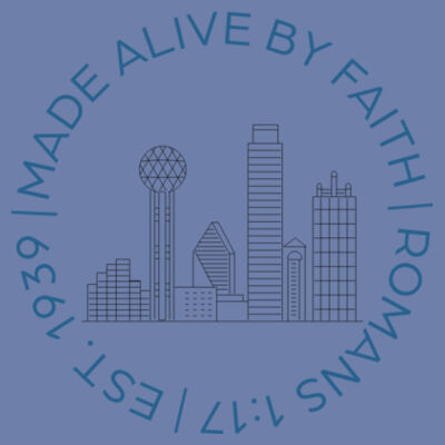 MADE ALIVE BY FAITH - Comfort Colors - Heavyweight Color Blast Tee Design