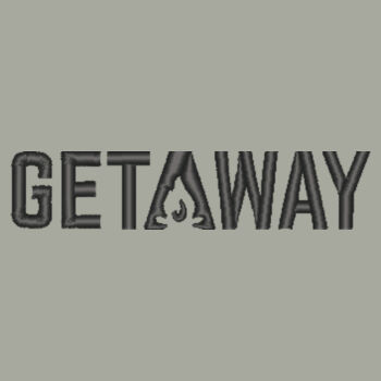 Getaway Embroidered in Black - Youth V.I.T.  Fleece Hoodie Design