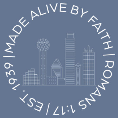 Made Alive by Faith - Garment-Dyed Hooded Sweatshirt Design