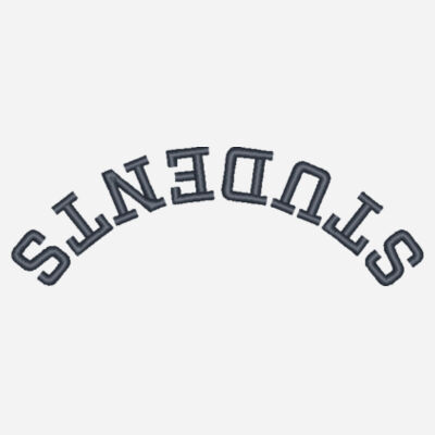 STUDENTS Embroidered - Five Panel Twill Cap Design