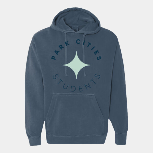 PCBC Students Circle Logo - Comfort Colors Hooded Sweatshirt Thumbnail