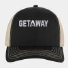 OTTO Cap 6 Panel Mid Profile Mesh Back Trucker Hat Thumbnail